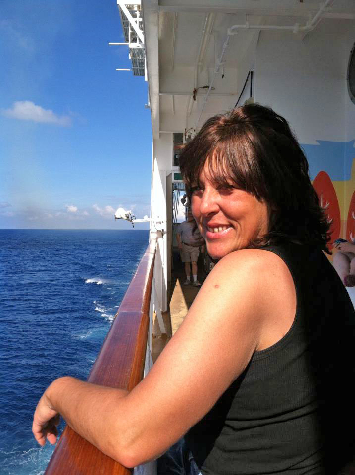 Photo of Giovanna Griffin on a cruise ship